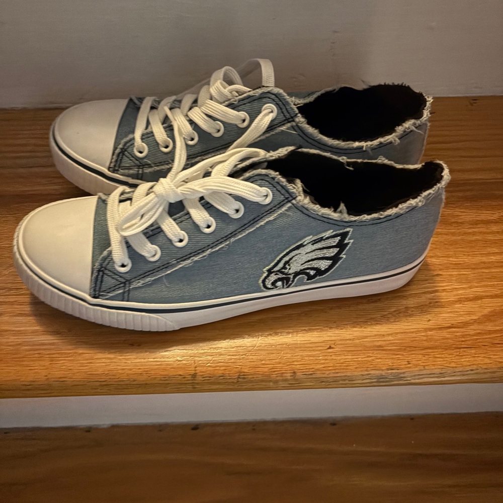 Women's Blue Canvas Sneakers